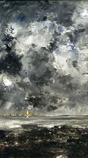 August Strindberg The Town Germany oil painting art
